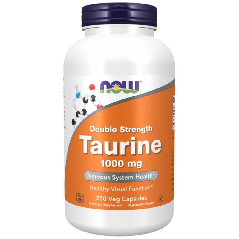Taurine 1000 mg / Double Strength (250 дози) / 250 капсули