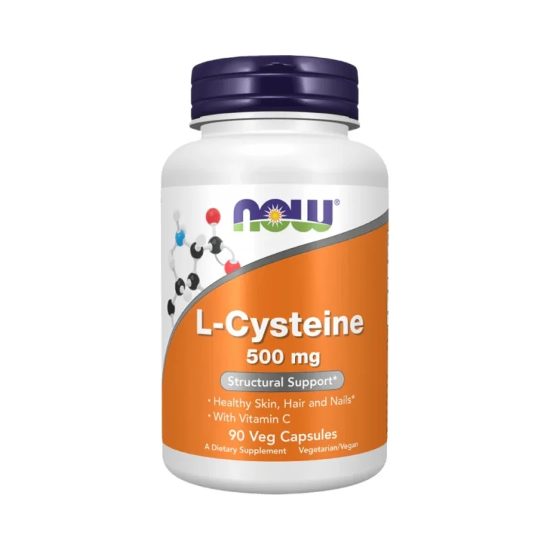 L-Cysteine 500 mg (90 дози) / 90 капсули - NOW