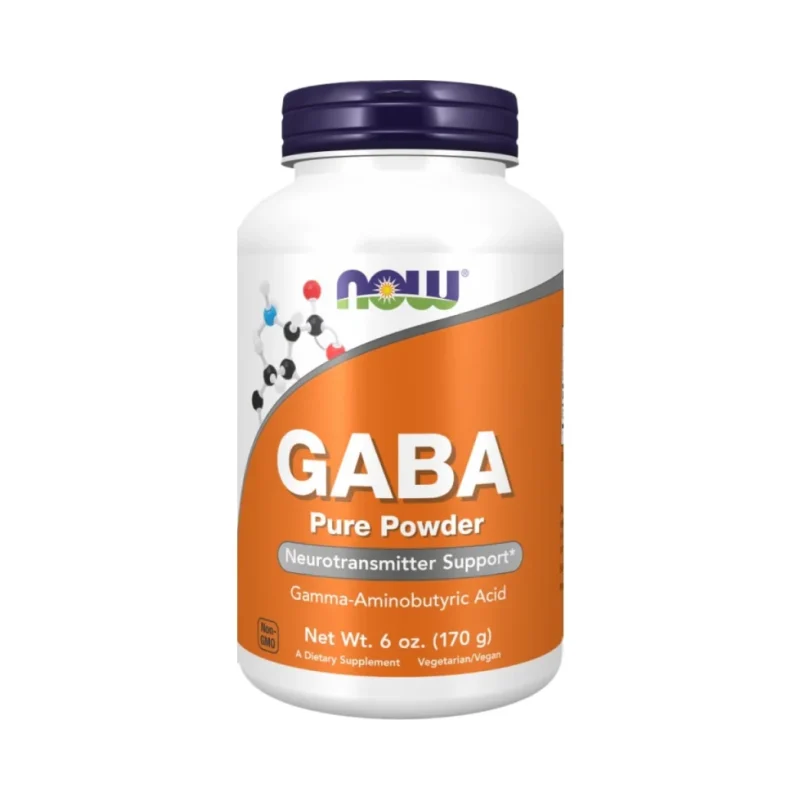 GABA Powder (340 дози) / 170 грама - NOW