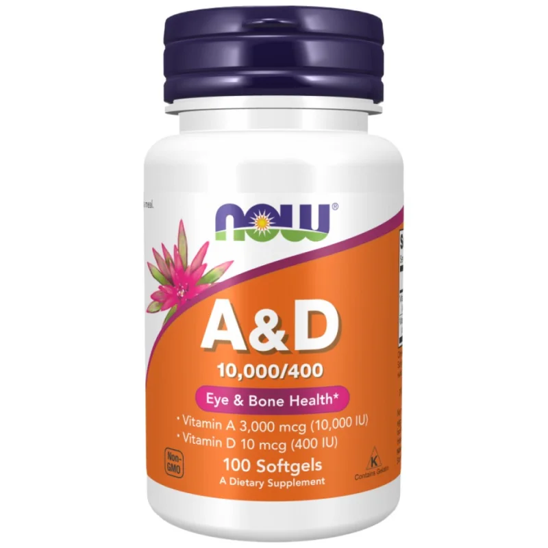 Vitamin A & D 10000/400 IU (100 дози) / 100 Гел капсули