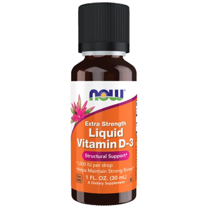 Liquid Vitamin D-3 / Extra Strength / 1000 IU per drop / 30 мл