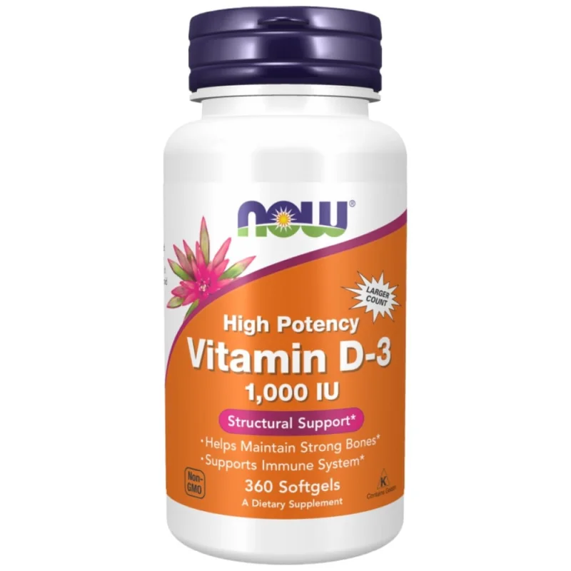 Vitamin D-3 1000 IU / 360 Гел капсули