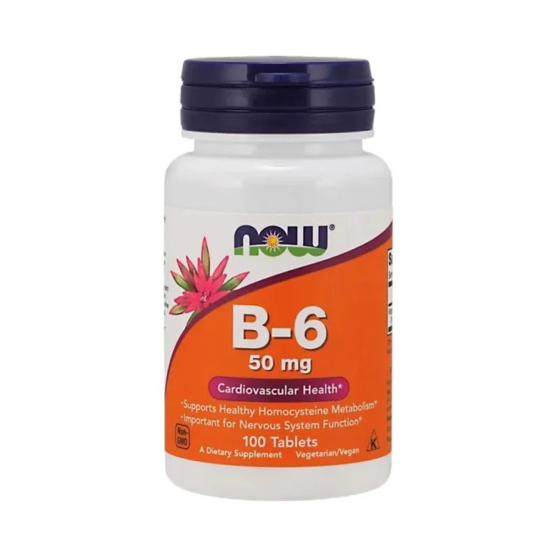 Vitamin B-6 / Pyridoxine 50 mg / 100 Таблетки - NOW