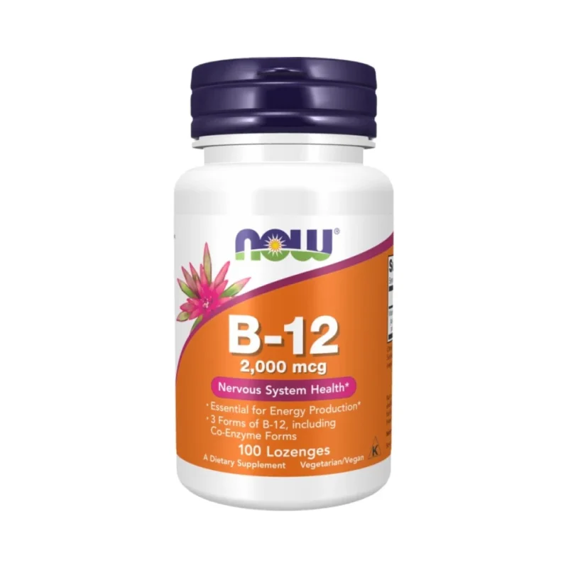 Vitamin B-12 Instant Energy 2000 mcg / 100 Подезични таблетки - NOW