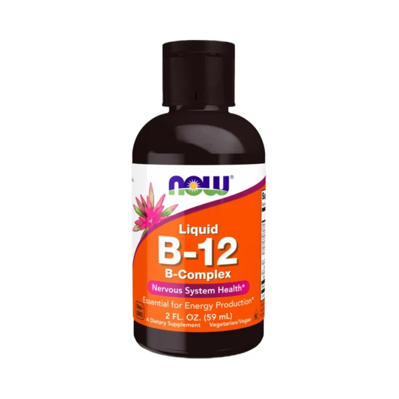 Liquid Vitamin B-12 (59 дози) / 59 мл - NOW