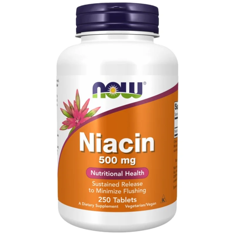 Niacin 500 mg (250 дози) / 250 Таблетки