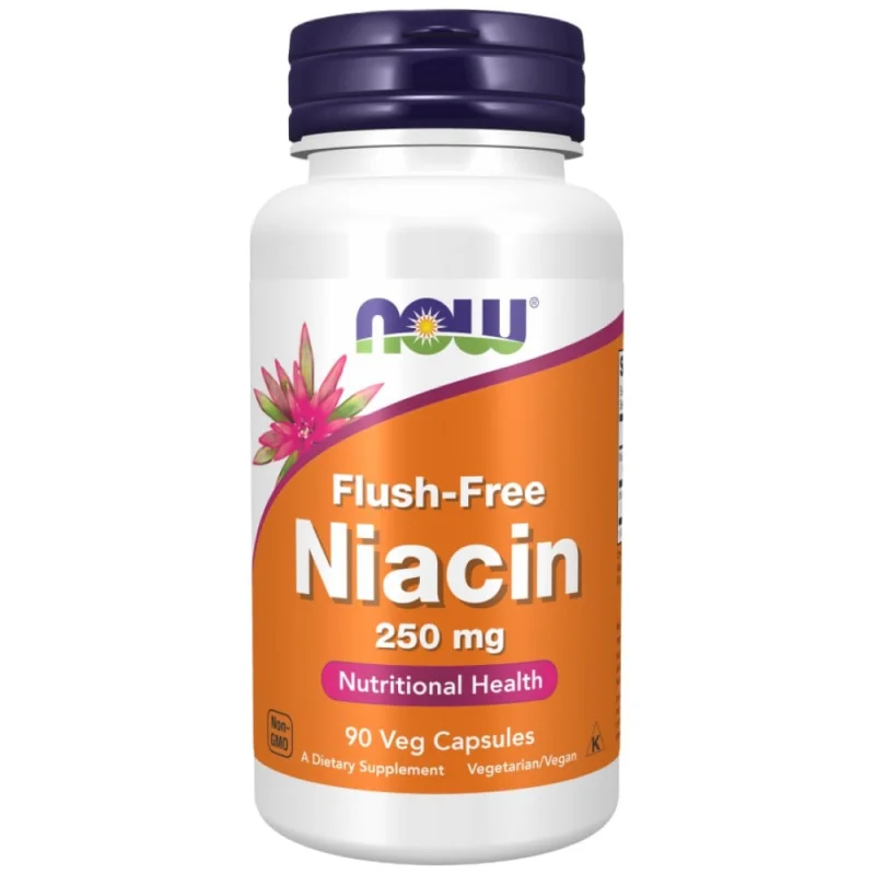 Flush-Free Niacin 250 mg (45 дози) / 90 капсули