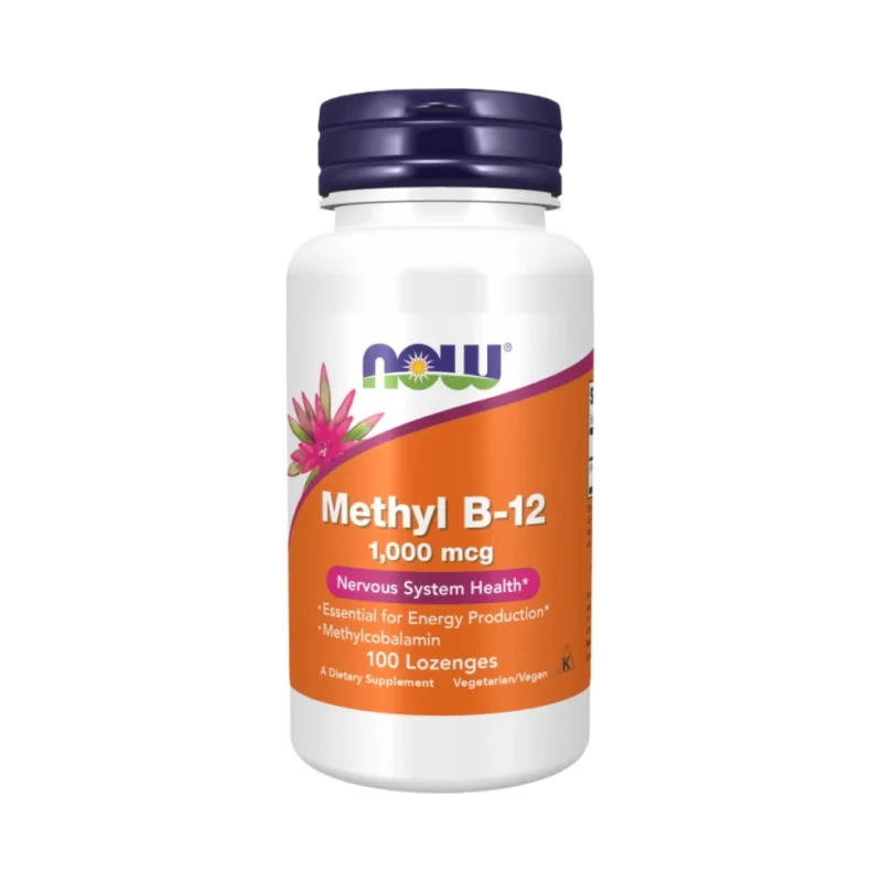 Methyl B-12 1000 mcg / 100 Подезични таблетки - NOW