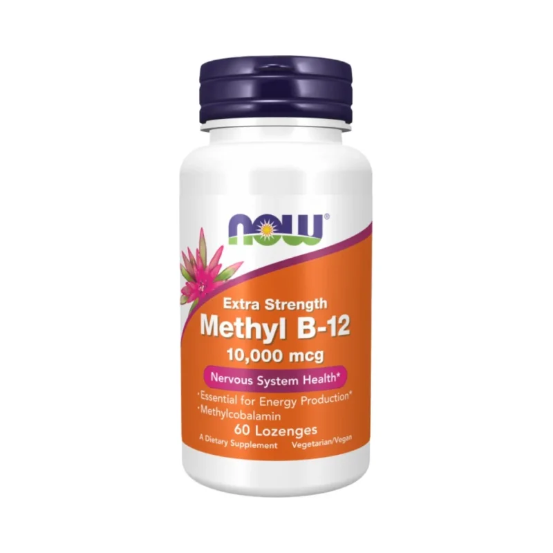 Methyl B-12 10000 mcg / 60 Подезични таблетки - NOW