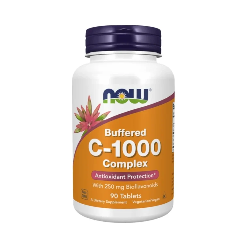 Vitamin C-1000 Complex - Buffered with 250 mg Bioflavonoids (90 дози) / 90 Таблетки - NOW