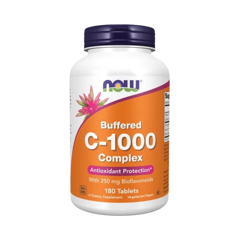 Vitamin C-1000 Complex - Buffered with 250 mg Bioflavonoids (180 дози) / 180 Таблетки - NOW