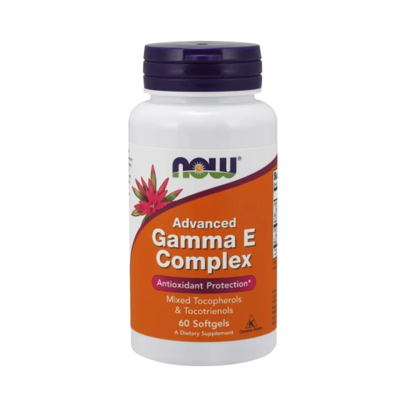 Advanced Gamma E Complex (30 дози) / 60 Гел капсули - NOW
