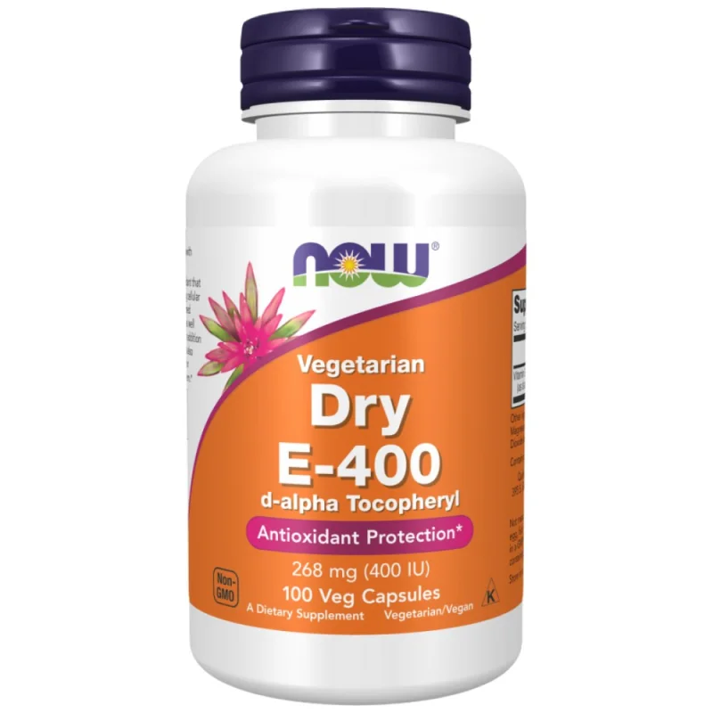 Vitamin E-400 d-alpha Tocopheryl | Vegetarian Dry (100 дози) / 100 капсули