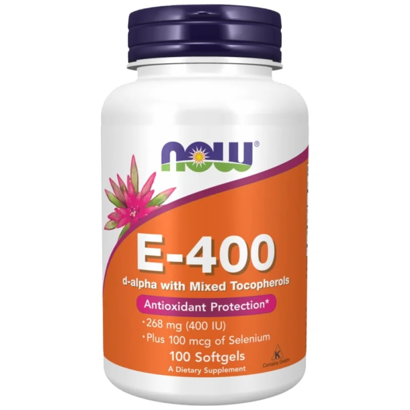 Vitamin E-400 + Selenium (100 дози) / 100 Гел капсули