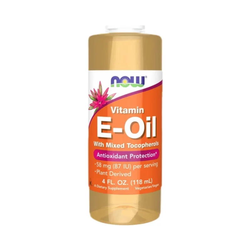 Vitamin E-Oil Liquid | Mixed Tocopherols (96 дози) / 118 мл - NOW