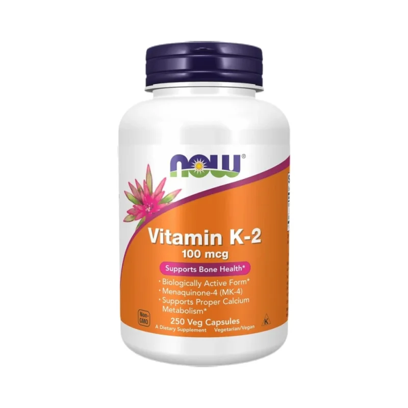 Vitamin K-2 100 mcg (250 дози) / 250 капсули - NOW