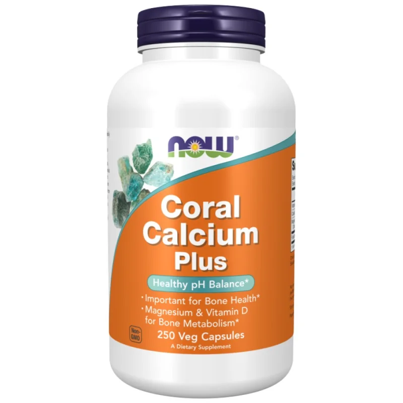 Coral Calcium Plus | with Calcium, Magnesium & Vitamin D (125 дози) / 250 капсули