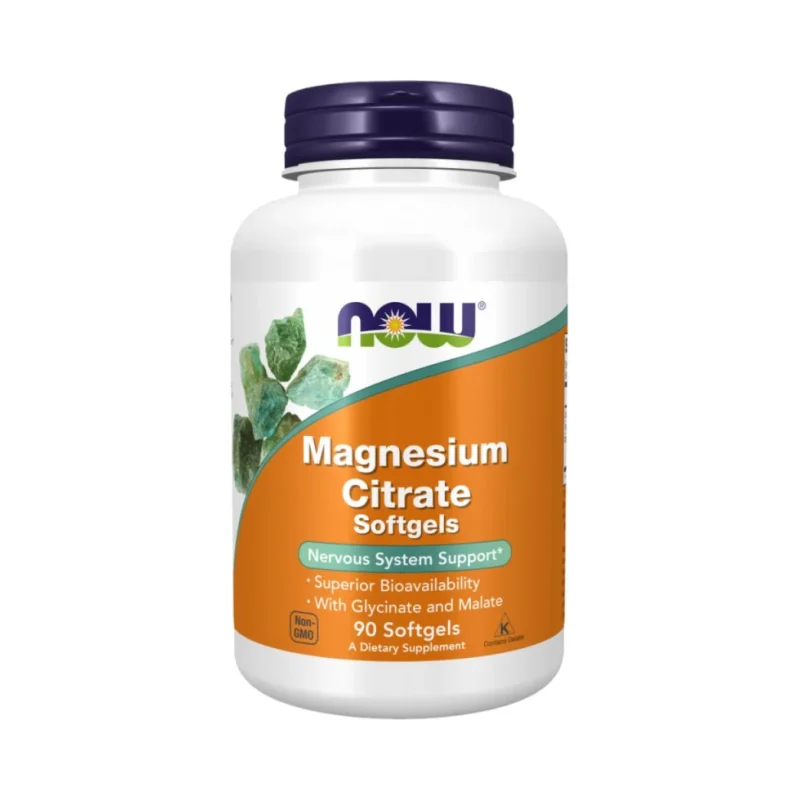 Magnesium Citrate Softgels (30 дози) / 90 Гел капсули - NOW