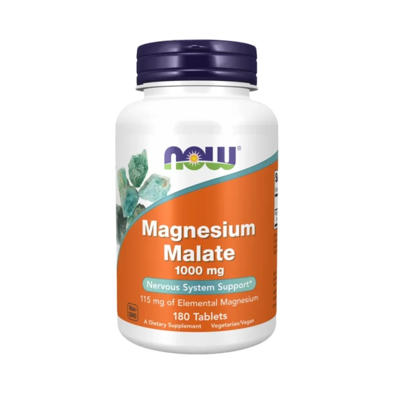 Magnesium Malate 1000 mg (180 дози) / 180 Таблетки - NOW