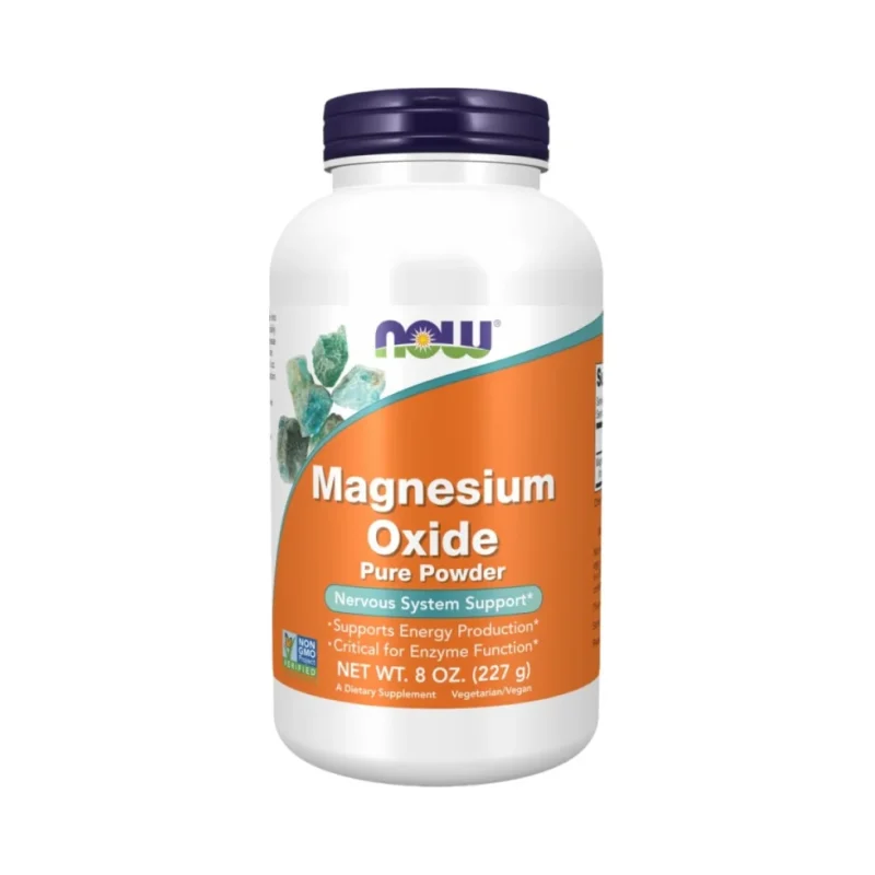 Magnesium Oxide Powder (454 дози) / 227 грама - NOW