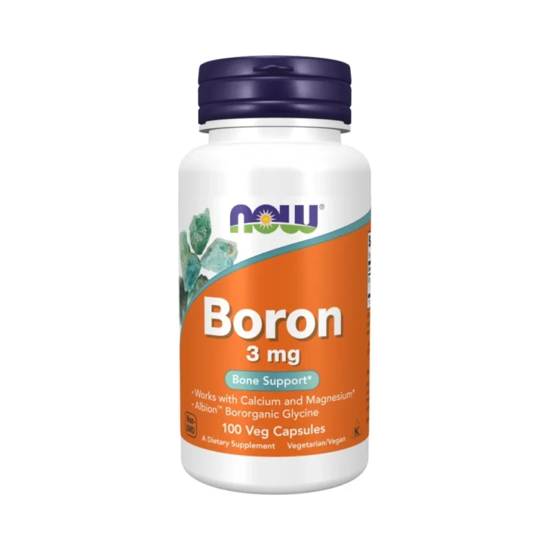 Boron 3 mg (100 дози) / 100 капсули - NOW
