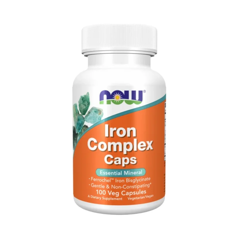 Iron Complex / Caps (100 дози) / 100 капсули - NOW