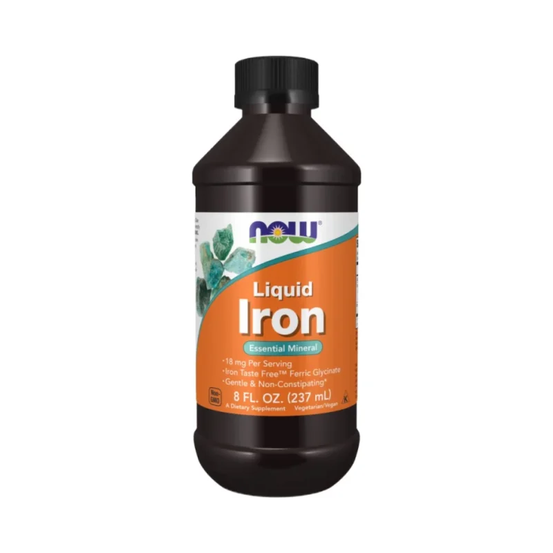 Iron Liquid | from Iron Taste Free™ Ferric Glycinate (24 дози) / 237 мл - NOW