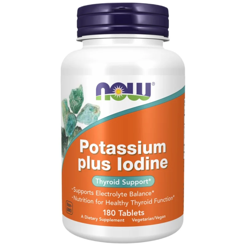 Potassium plus Iodine | Electrolyte Balance Support (180 дози) / 180 Таблетки