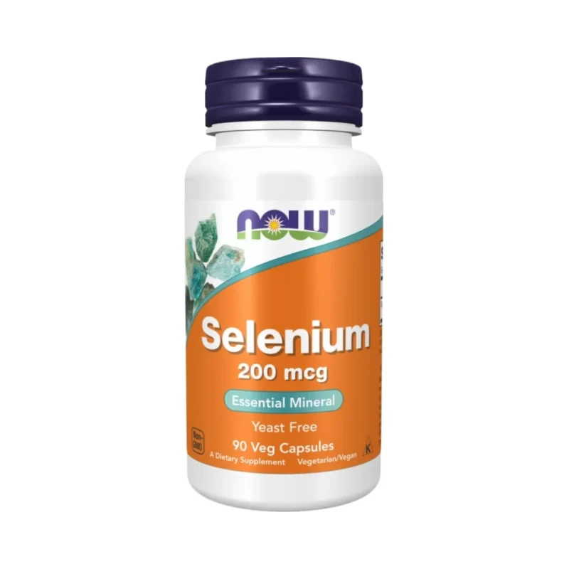 Selenium 200 mcg (90 дози) / 90 капсули - NOW