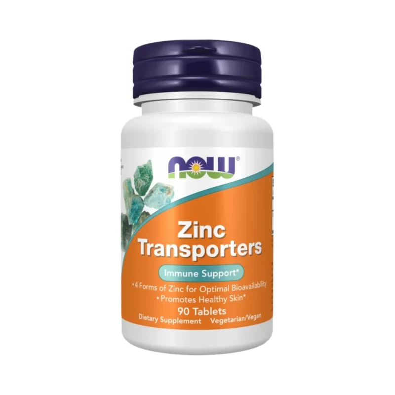 Zinc Transporters | Matrix with Zinc Gluconate, L-OptiZinc®, Picolinate, Bisglycinate Albion™ (90 дози) / 90 Таблетки - NOW
