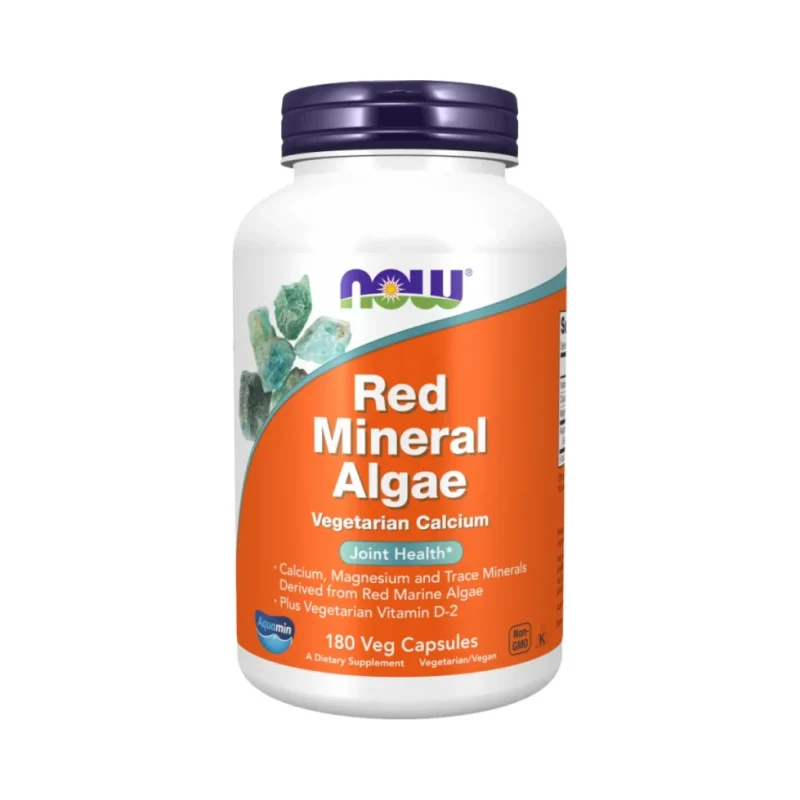 Red Mineral Algae (45 дози) / 180 капсули - NOW