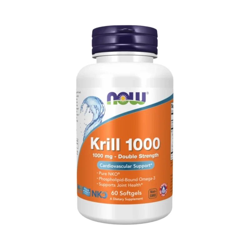 Neptune Krill Oil 1000 mg (60 дози) / 60 Гел капсули - NOW