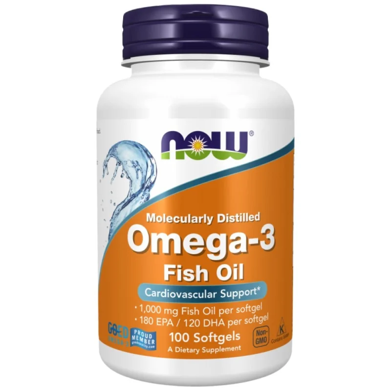 Omega 3 1000 mg / Molecularly Distilled (50 дози) / 100 Гел капсули
