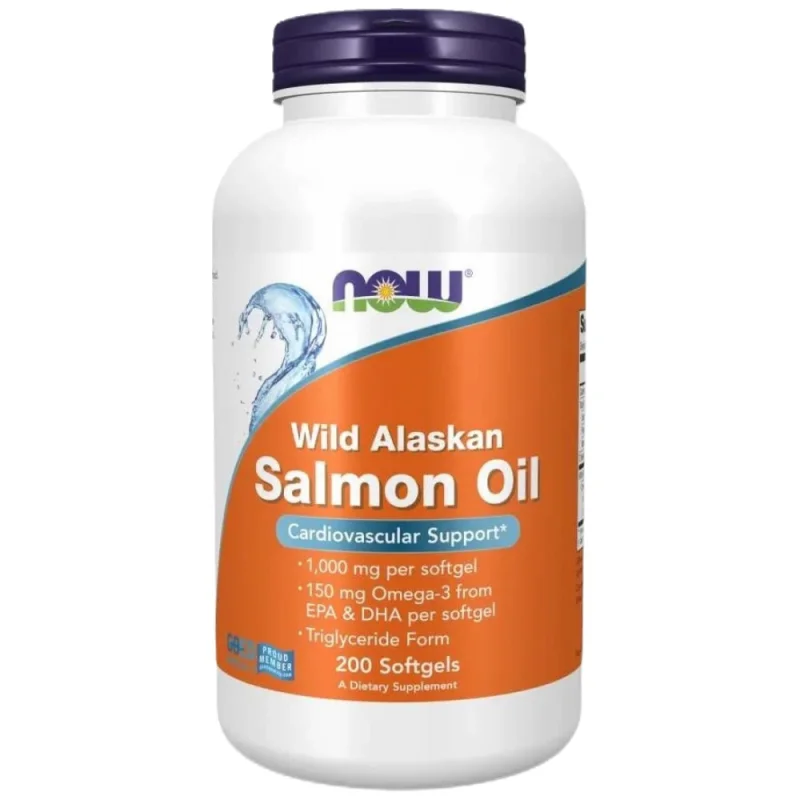Wild Alaskan Salmon Oil (100 дози) / 200 Гел капсули