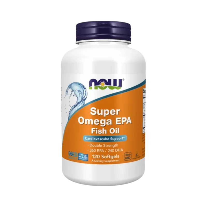 Super Omega EPA (60 дози) / 120 Гел капсули - NOW