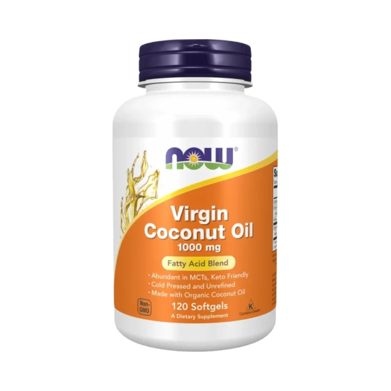 Virgin Coconut Oil 1000 mg / 120 Гел капсули - NOW