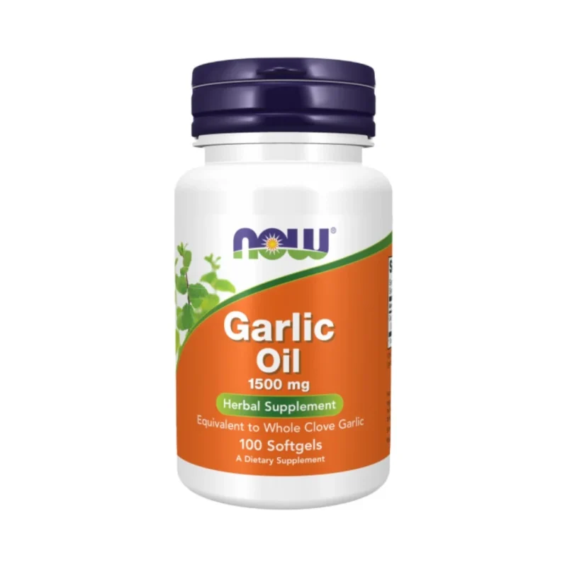 Garlic Oil 1500 mg (33 дози) / 100 Гел капсули - NOW