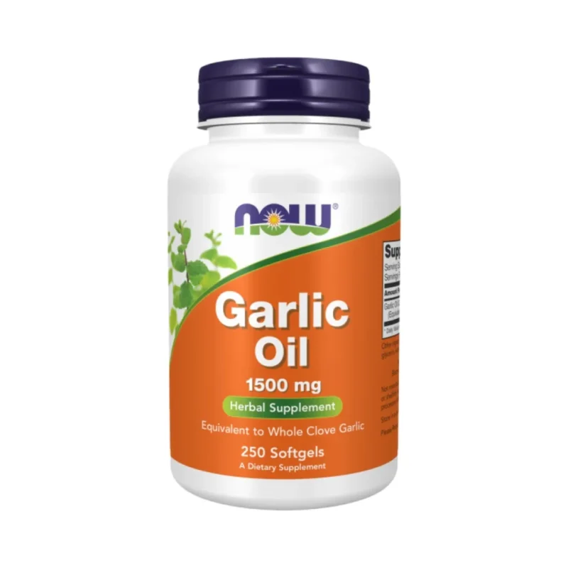 Garlic Oil 1500 mg (84 дози) / 250 Гел капсули - NOW
