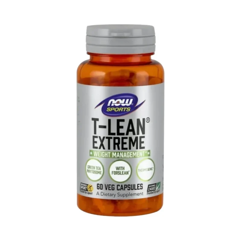 T-Lean Xtreme | Thermogenic Burner (30 дози) / 60 капсули - NOW
