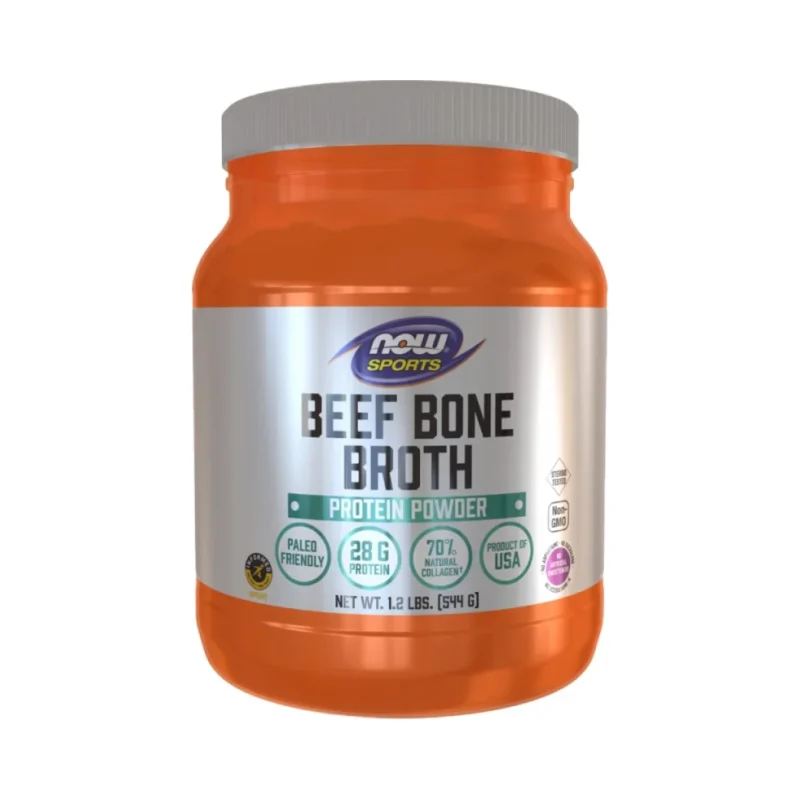Beef Protein Bone Broth (18 дози) / 544 грама - NOW