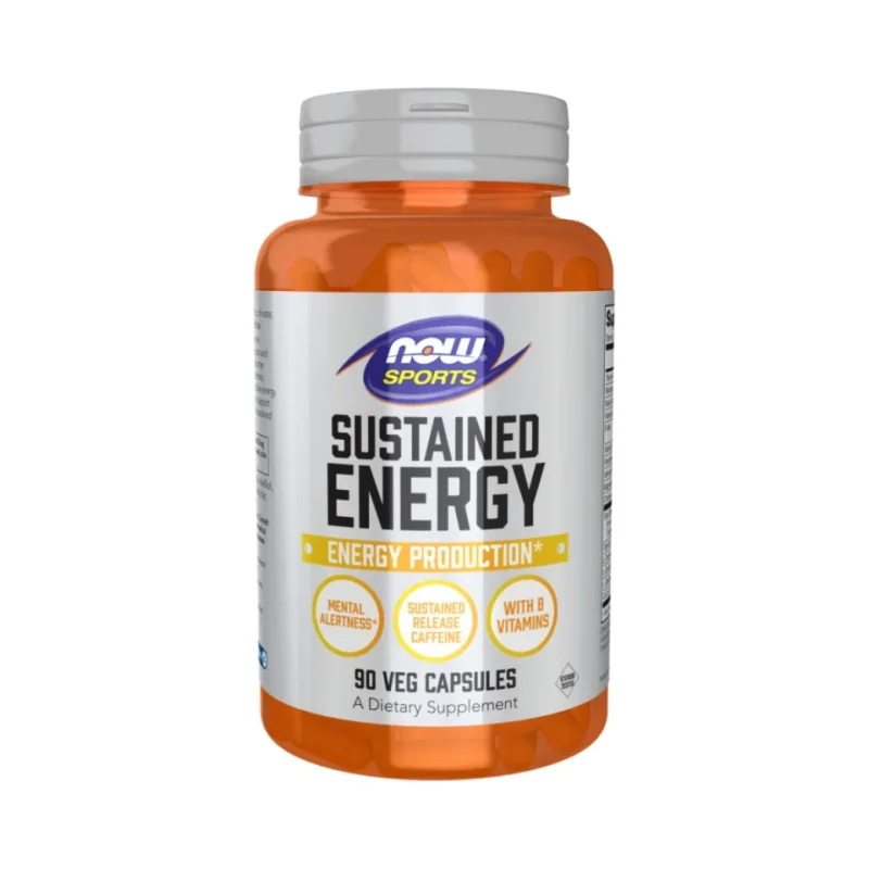 Sustained Energy | with Xtenergy™ (45 дози) / 90 капсули - NOW