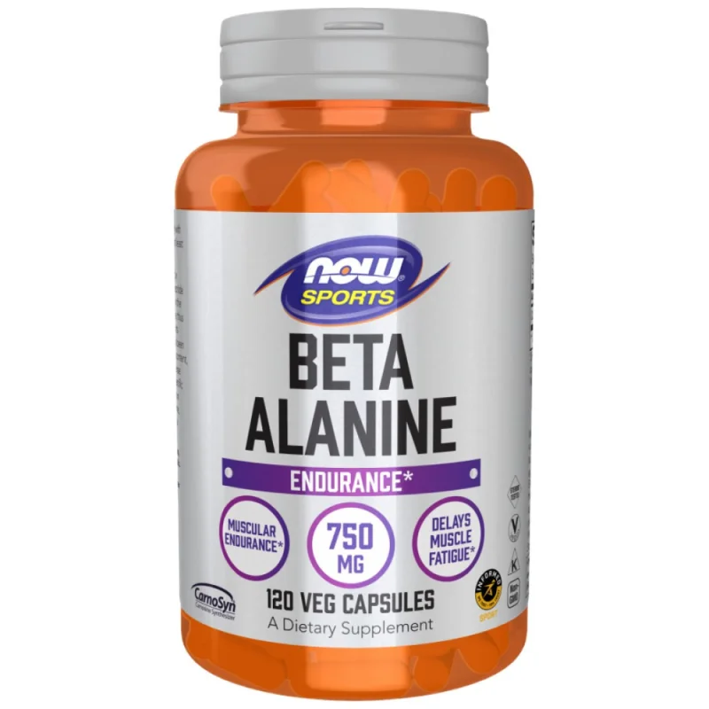 Beta-Alanine 750 mg | CarnoSyn® (40 дози) / 120 капсули