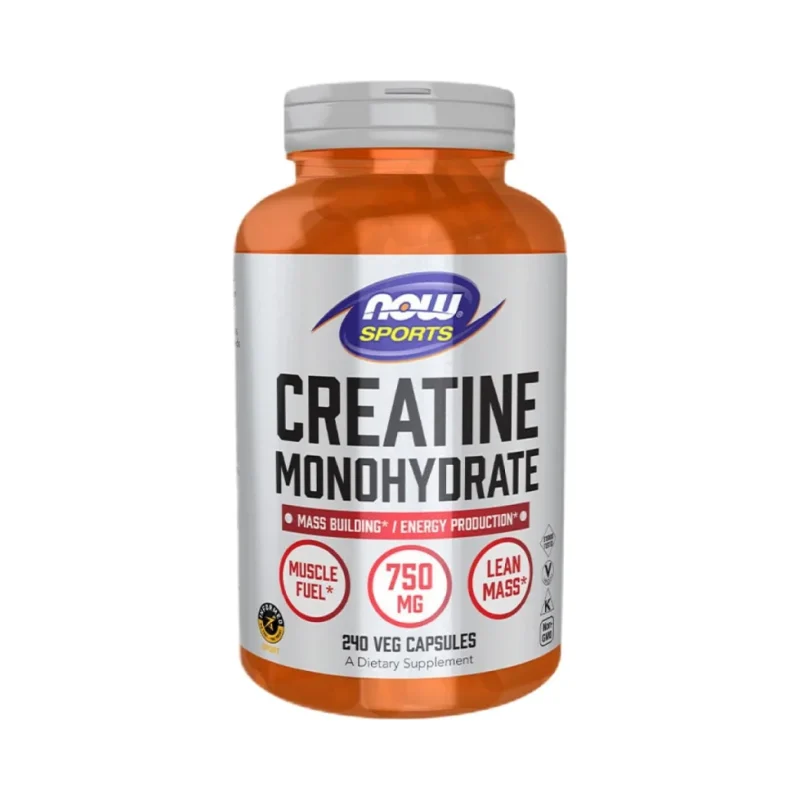 Creatine Mono (40 дози) / 240 капсули - NOW