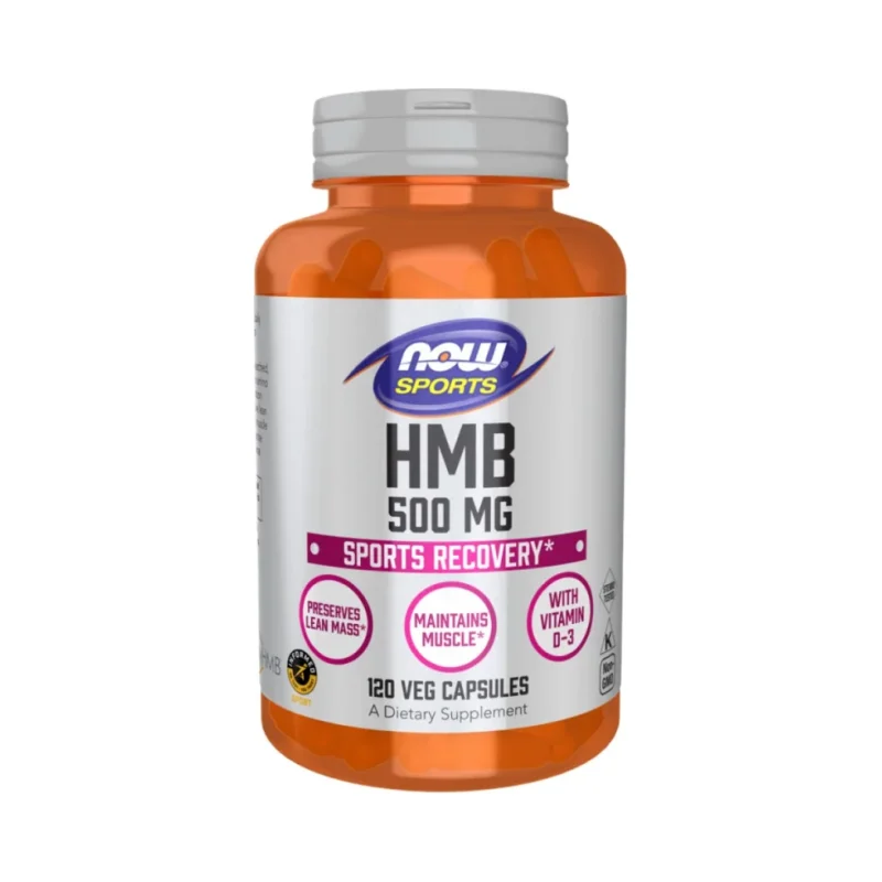 HMB 500 mg (60 дози) / 120 капсули - NOW