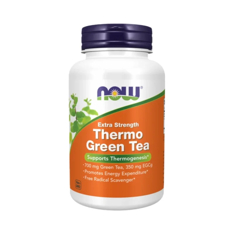 Thermo Green Tea™ | Extra Strength (90 дози) / 90 капсули - NOW