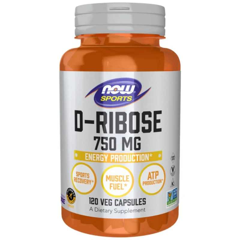 D-Ribose 750 mg (20 дози) / 120 капсули