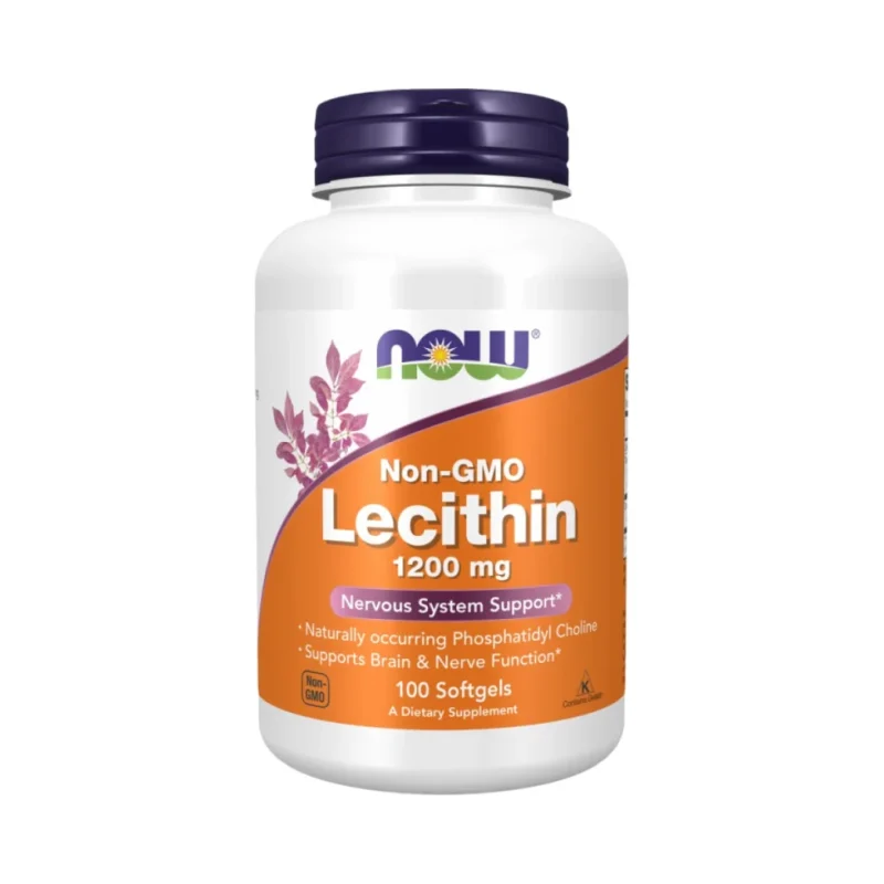 Lecithin / Soy 1200 mg (33 дози) / 100 Гел капсули - NOW