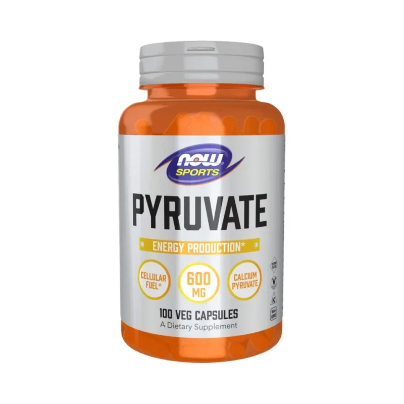 Pyruvate 600 mg (50 дози) / 100 капсули - NOW