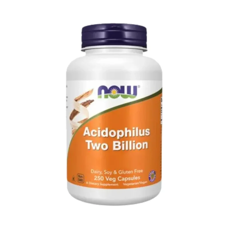 Acidophilus Two Billion (250 дози) / 250 капсули - NOW