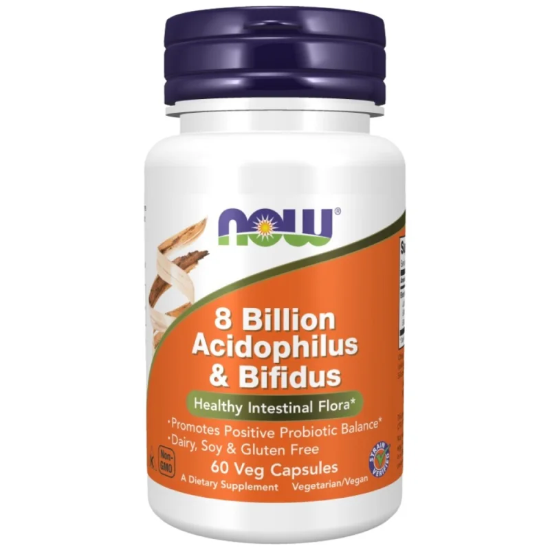 8 Billion Acidophilus & Bifidus / 60 капсули